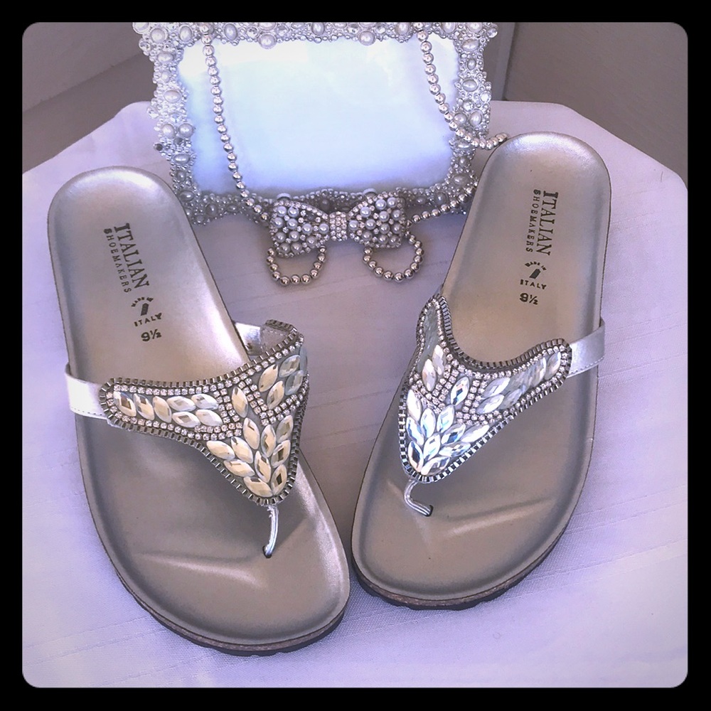 Gorgeous Faux Crystal Sandals 😍😍